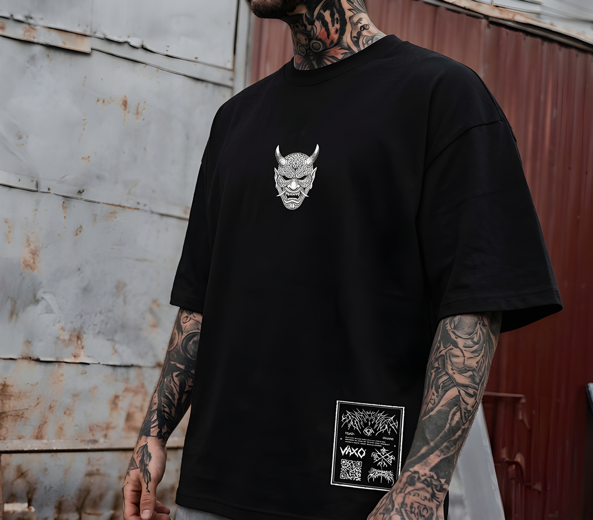 Ravenous ASIATICA - Camiseta semioversize (280 g/m²)