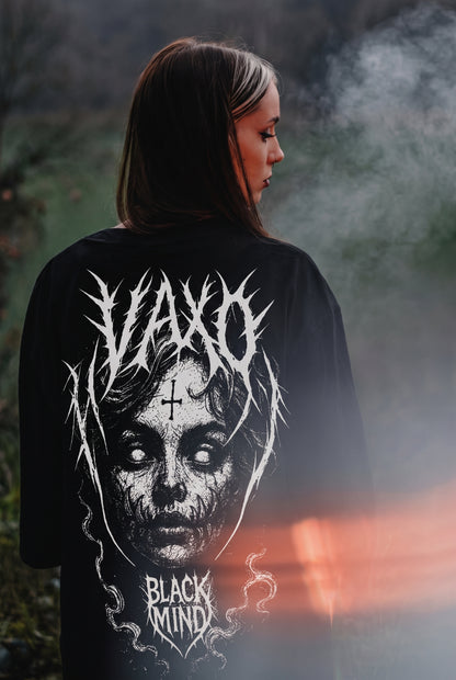 CAMISA VAXO "Black Mind" SEMI OVERSIZE
