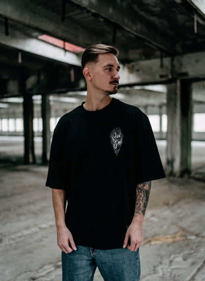 CAMISA VAXO "Black Mind" SEMI OVERSIZE