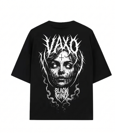 CAMISA VAXO "Black Mind" SEMI OVERSIZE