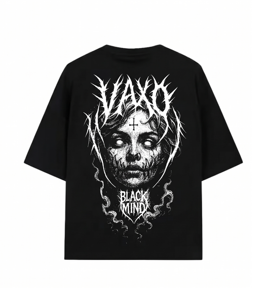 CAMISA VAXO "Black Mind" SEMI OVERSIZE