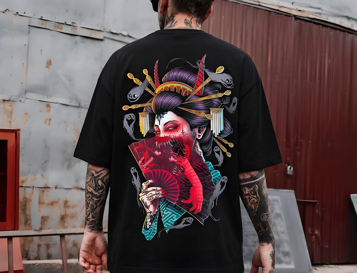 Ravenous ASIATICA - Camiseta semioversize (280 g/m²)