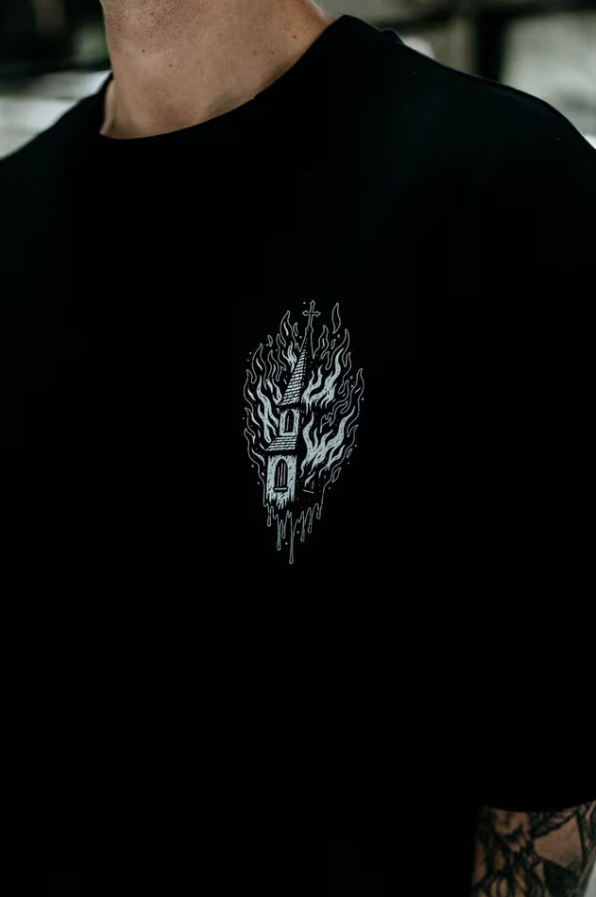 CAMISA VAXO "Black Mind" SEMI OVERSIZE